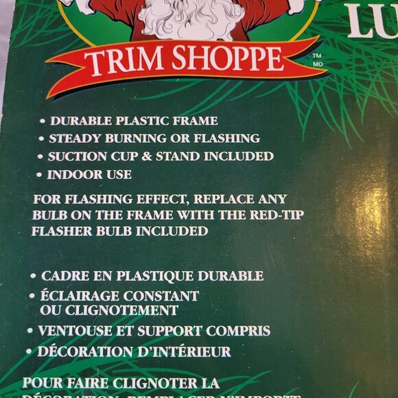 Vintage Christmas - Santa Silhouette - Window display - Retro Christmas Decor - Picture 10 of 11